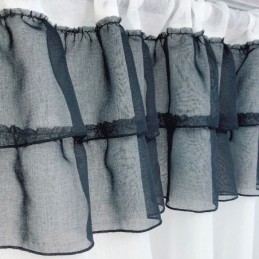 Moderne Broderede Tylgardiner Med Siv, Transparent Voile Til Stue, Soveværelse