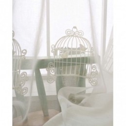 Åndbart, Transparent Gardin, Specialfremstillet Gardin, Broderet Fuglebur, Stue