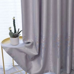 Træ Jacquard Gardiner Moderne Lys Luksus Nordisk Til Stue Spisestue