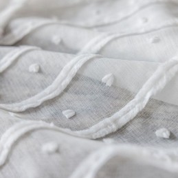 Hvide, Transparente Gardiner, Specialfremstillede Gardiner, Broderede Tylgardiner Til Stuen
