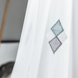 Luksuriøst Broderigardin Skræddersyet Gardin Hjemmeindretning Transparent Stue Soveværelse