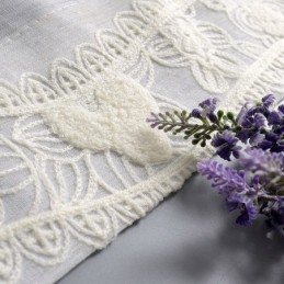 Broderet, Transparent Gardin, Skræddersyet Gardin, Minimalistisk, Klassisk Voile, Stue, Soveværelse