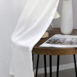 Elegante, Transparente Fløjlsgardiner Til Vinduer I Voile Til Stue/Soveværelse