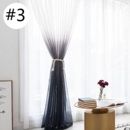 Transparente Gardiner Med Graduering, Transparent Voilegardin, Specialfremstillet Gardin Til Boligindretning