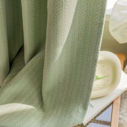 Mørklæggende Gardiner Med Jacquardmotiv Til Stuen
