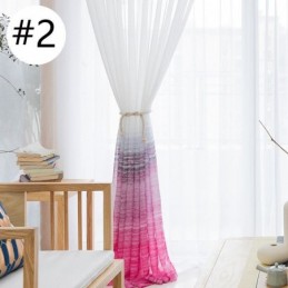Nordisk Stil Transparent Gardin Skræddersyet Gardin Trykt Voile Stue Soveværelse