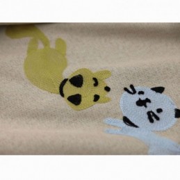 Moderne Max Mørklægningsgardin Skræddersyet Gardin Med Smileykat Broderi I Soveværelse