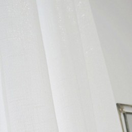 Elegant Transparent Gardin Skræddersyet Ensfarvet Tyl Stue Soveværelse
