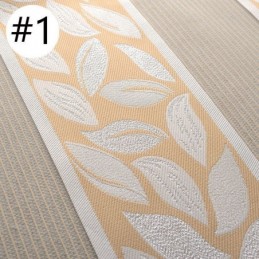 Nordiske, Transparente Gardiner I Jacquard-Tyl Med Blade Til Stuen