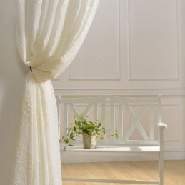 Nordisk Voilegardin, Specialfremstillet Gardin, Broderet, Transparente Gardiner, Stue, Soveværelse