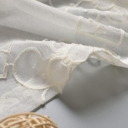 Nordisk Voilegardin, Specialfremstillet Gardin, Broderet, Transparente Gardiner, Stue, Soveværelse