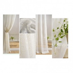 Nordisk Voilegardin, Specialfremstillet Gardin, Broderet, Transparente Gardiner, Stue, Soveværelse