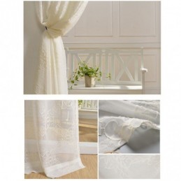 Nordisk Voilegardin, Specialfremstillet Gardin, Broderet, Transparente Gardiner, Stue, Soveværelse