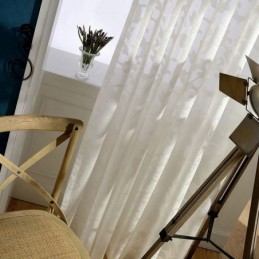 Hvidt, Rent, Transparent Gardin, Specialfremstillet, Tyl, Gennemsigtig, Stue, Soveværelse