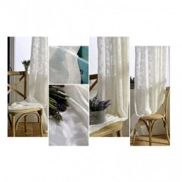 Hvidt, Rent, Transparent Gardin, Specialfremstillet, Tyl, Gennemsigtig, Stue, Soveværelse