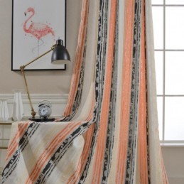 Modern Max Mørklægningsgardin Skræddersyet Gardin Abstrakt Præcision Jacquard Soveværelse
