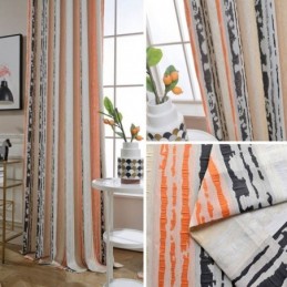 Modern Max Mørklægningsgardin Skræddersyet Gardin Abstrakt Præcision Jacquard Soveværelse