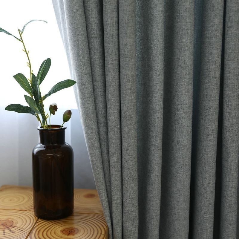 Klassisk Mørklægningsgardin Til Soveværelse, Skræddersyet Gardin, Minimalistisk, Ensfarvet, Mørklægningsgardin