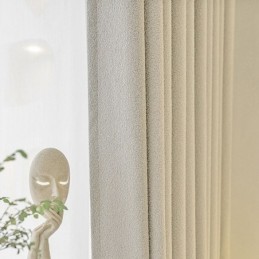 Ensfarvede Gardiner Elegante Vinduesgardiner Til Soveværelse Stue