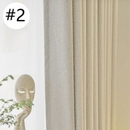 Ensfarvede Gardiner Elegante Vinduesgardiner Til Soveværelse Stue