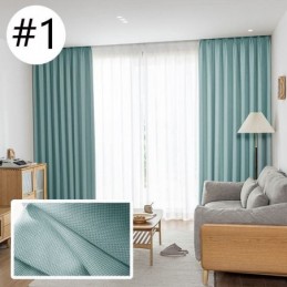 Højpræcisionsgardiner Mørklægningsgardiner Til Stue, Soveværelse, Hotel, Ensfarvet