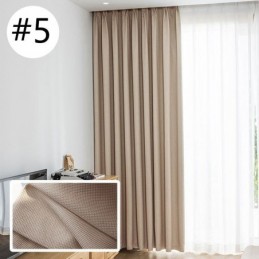 Højpræcisionsgardiner Mørklægningsgardiner Til Stue, Soveværelse, Hotel, Ensfarvet