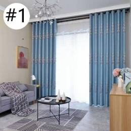 Europæisk Jacquardgardin, Skræddersyet Gardin, Moderne, Tilpasset Mørklægningsgardin Til Stuen