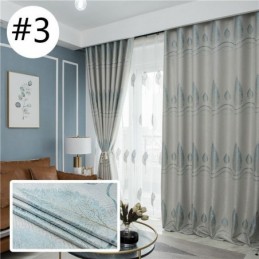 Moderne Mørklægningsgardiner I Træ, Jacquard, Skyggestof