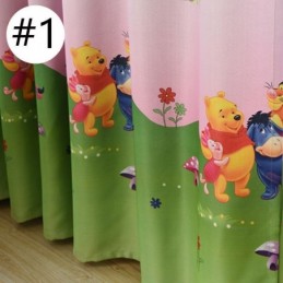 Tegneserie Mørklægningsgardin Skræddersyet Gardin Winnie The Pooh-Print Gardiner Til Børneværelset