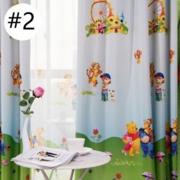 Tegneserie Mørklægningsgardin Skræddersyet Gardin Winnie The Pooh-Print Gardiner Til Børneværelset