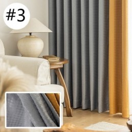 Houndstooth Jacquard-Gardin, Skræddersyet, Mørklægningsgardin Til Stue, Soveværelse
