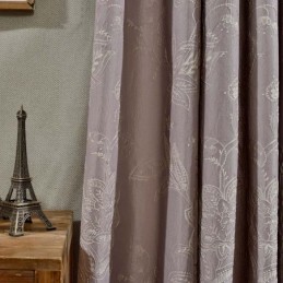 Retro Semi-Mørklæggende Gardin Skræddersyet Gardin Præcision Jacquard Stue