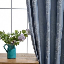 Retro Semi-Mørklæggende Gardin Skræddersyet Gardin Præcision Jacquard Stue