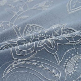 Retro Semi-Mørklæggende Gardin Skræddersyet Gardin Præcision Jacquard Stue