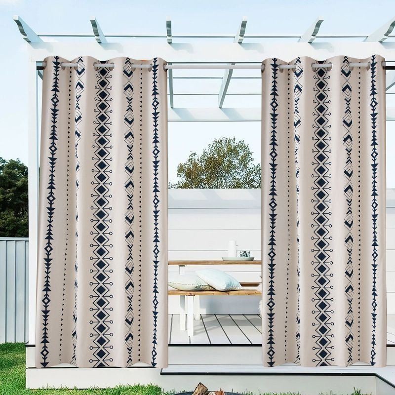 Vandtætte Udendørsgardiner Varmeblokerende Gardin Skræddersyet Gardin Til Terrasse Pergola Veranda