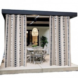 Vandtætte Udendørsgardiner Varmeblokerende Gardin Skræddersyet Gardin Til Terrasse Pergola Veranda