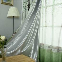 Moderne Pastorale Gardiner Med Træprint Til Stue Og Soveværelse