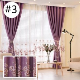 Mørklægningsgardin Skræddersyet Gardin Minimalistisk Broderi