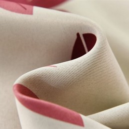 Mørklægningsgardiner Med Bladprint Til Stuen
