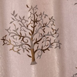 Moderne Mørklægningsgardiner I Træ, Jacquard, Skyggestof