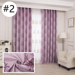 Moderne Mørklægningsgardiner I Træ, Jacquard, Skyggestof
