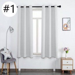 Moderne Mørklægningsgardiner, Skræddersyet Gardin, Rene Farver, Til Stue, Soveværelse