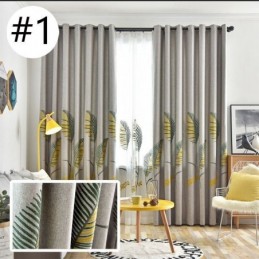 Nordisk Gardin Efter Mål Gardinbladmønster Polyester