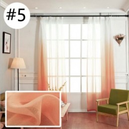 Åndbare, Transparente Voilegardiner Til Stuen Til Moderne, Minimalistiske Printdesigns