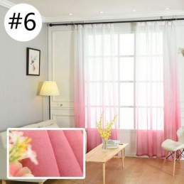 Åndbare, Transparente Voilegardiner Til Stuen Til Moderne, Minimalistiske Printdesigns