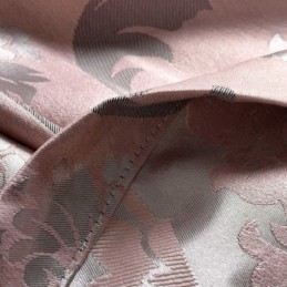 Europæisk Landlig Gardin, Skræddersyet Til Soveværelse, Lyserødt Jacquardstof, Mørklægningsgardin