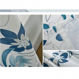 Moderne, Enkelt Gardin, Skræddersyet Gardinstof Til Soveværelse Med Friske Blomsterprint