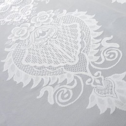 Europæisk Klassisk Transparent Gardin Til Mål, Skræddersyet Gardin, Blomsterjacquard, Blødt Bomuldsstof Til Stue, Arbejdsværelse