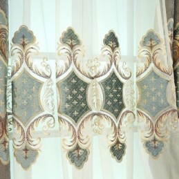 Moderne Broderede, Transparente Tylgardiner Til Stue/Soveværelse