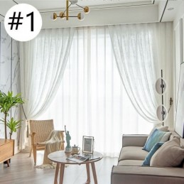 Nordiske Tylgardiner, Elegante Hvide Voilegardiner, Specialfremstillede Gardingardiner, Persienner Til Stue